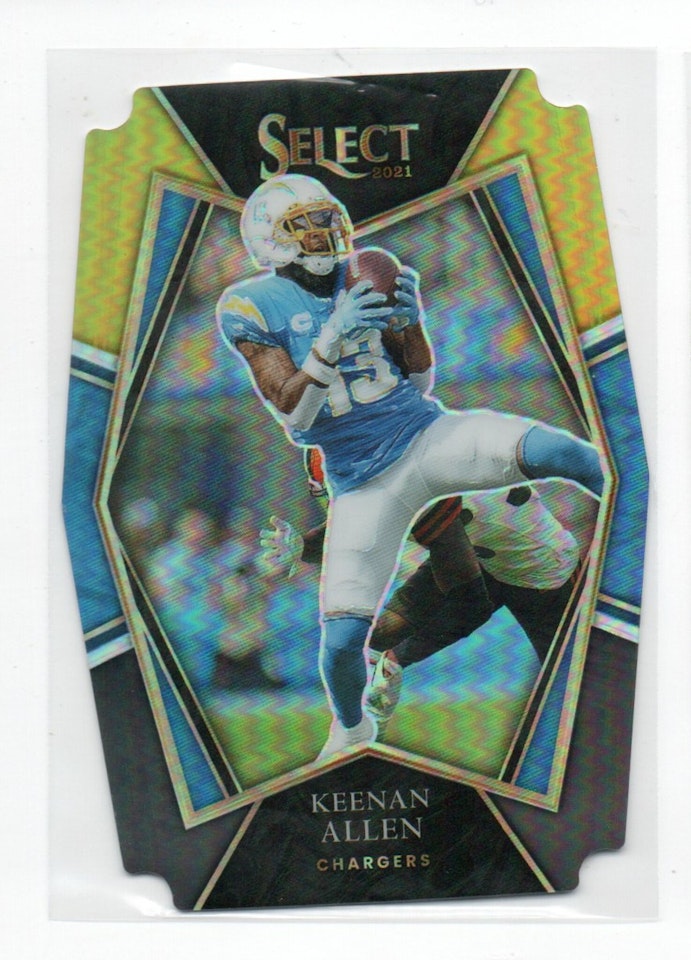 2021 Select Prizm Black and Gold Die Cut #119 Keenan Allen (20-C5-NFLCHARGERS)