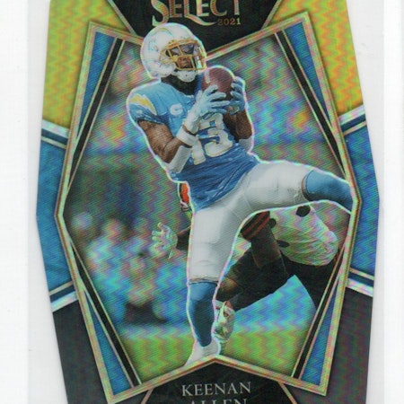 2021 Select Prizm Black and Gold Die Cut #119 Keenan Allen (20-C5-NFLCHARGERS)
