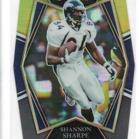 2021 Select Prizm Black and Gold Die Cut #142 Shannon Sharpe (20-C5-NFLBRONCOS)