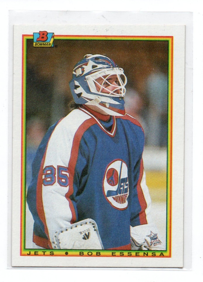 1990-91 Bowman #131 Bob Essensa RC (10-C8-NHLJETS)