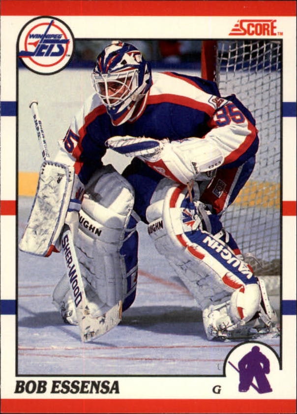 1990-91 Score Canadian #112 Bob Essensa RC (10-C3-NHLJETS)