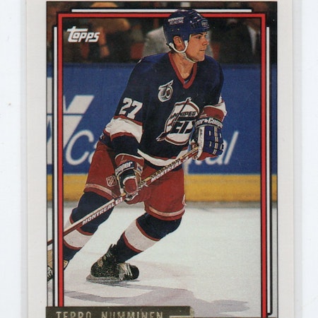 1992-93 Topps Gold #339 Teppo Numminen (10-C3-NHLJETS)
