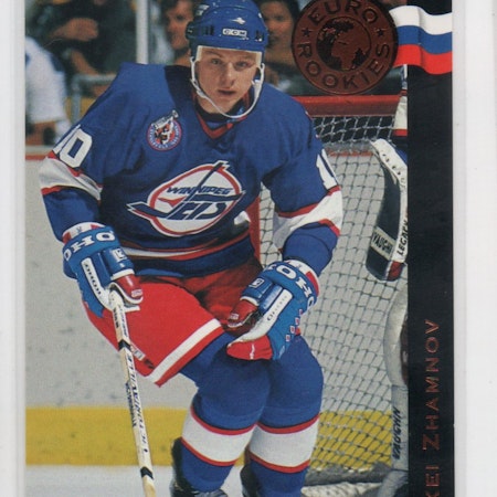 1992-93 Upper Deck Euro-Rookies #ER8 Alexei Zhamnov (10-C3-NHLJETS)