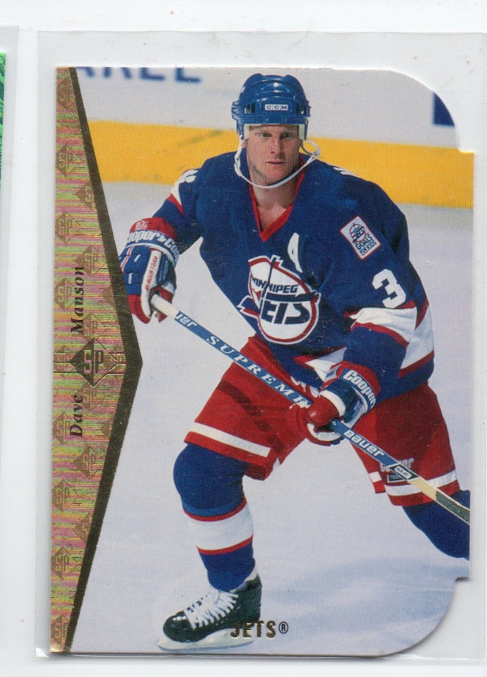 1994-95 SP Die Cuts #134 Dave Manson (10-C8-NHLJETS)
