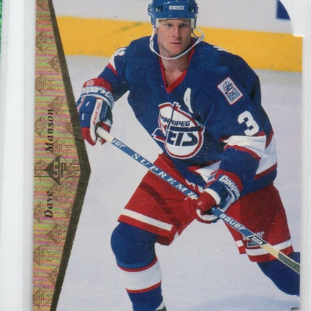 1994-95 SP Die Cuts #134 Dave Manson (10-C8-NHLJETS)