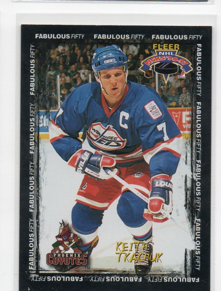1996-97 Fleer Picks Fabulous 50 #44 Keith Tkachuk (10-C3-NHLJETS)
