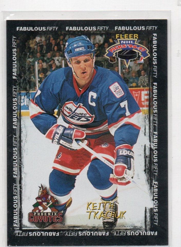 1996-97 Fleer Picks Fabulous 50 #44 Keith Tkachuk (10-C8-NHLJETS)