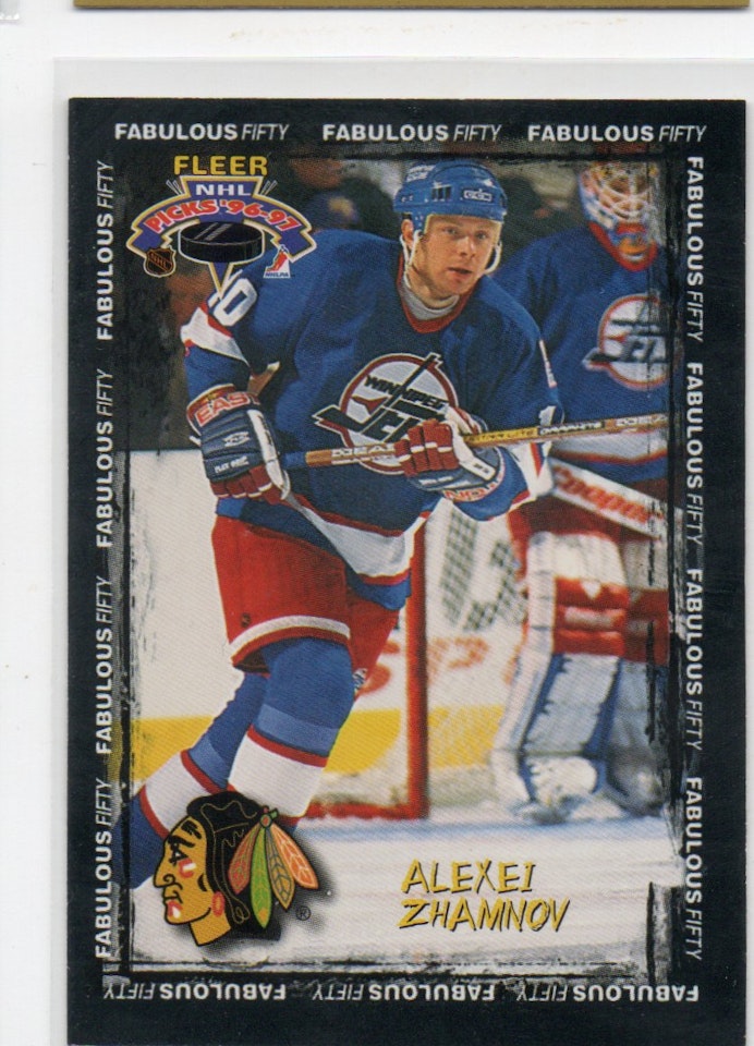 1996-97 Fleer Picks Fabulous 50 #50 Alexei Zhamnov (10-C3-NHLJETS)