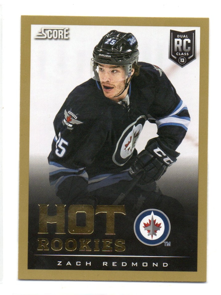 2013-14 Score Gold #610 Zach Redmond HR (10-C3-NHLJETS)