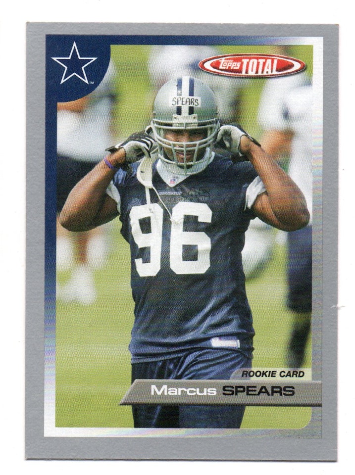 2005 Topps Total Silver #549 Marcus Spears (15-C7-NFLCOWBOYS)
