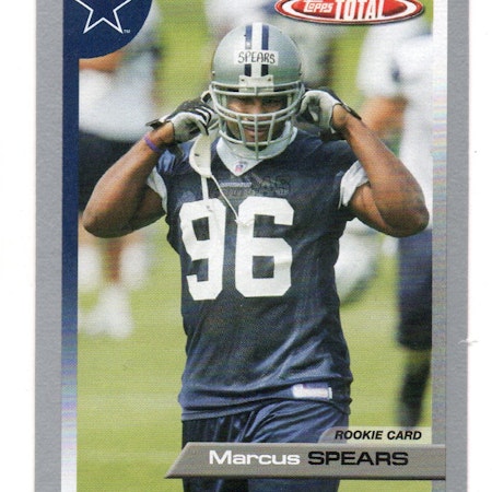 2005 Topps Total Silver #549 Marcus Spears (15-C7-NFLCOWBOYS)