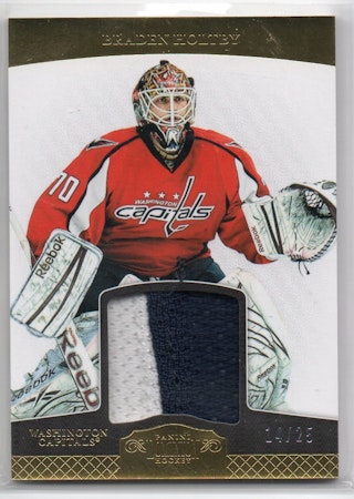 2011-12 Dominion Jerseys Prime #96 Braden Holtby (100-C1-CAPITALS)