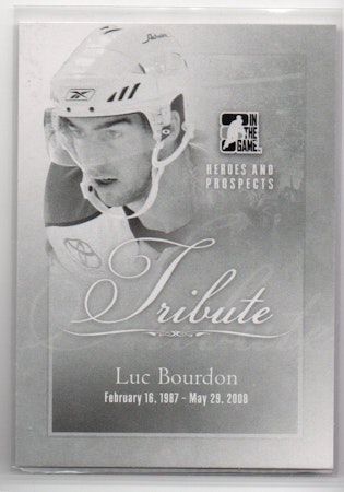 2011-12 ITG Heroes and Prospects #197 Luc Bourdon TRIB (10-C13-CANUCKS)