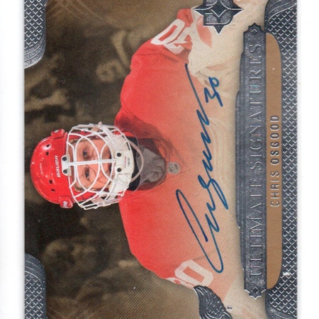 2013-14 Ultimate Collection Ultimate Signatures #USCO Chris Osgood C (100-C7-REDWINGS)