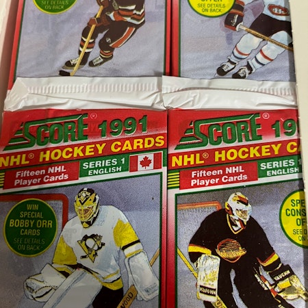 1991-92 Score Series 1 English Edition (Löspaket)