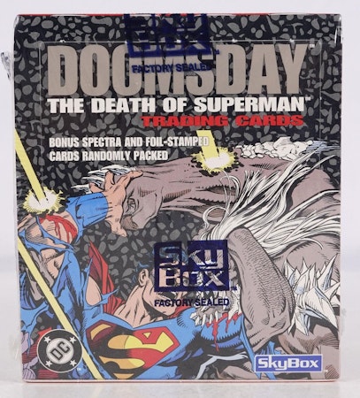 1992 SkyBox Doomsday The Death of Superman (Hel Box)