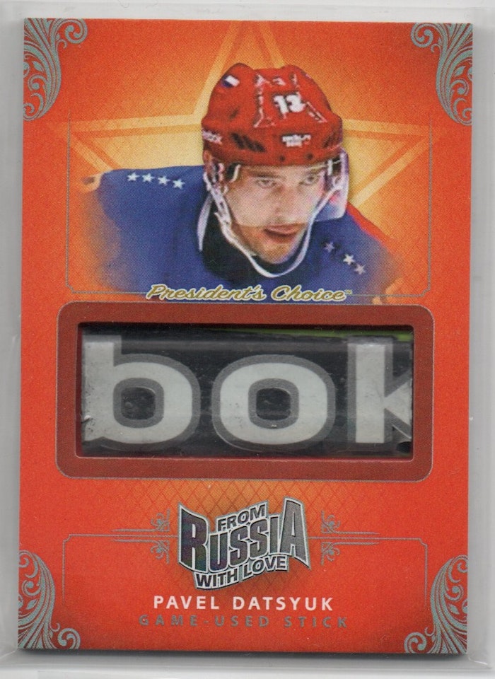 2017-18 President's Choice From Russia With Love #PD Pavel Datsyuk (500-C1-RUSSIA+REDWINGS)