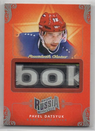 2017-18 President's Choice From Russia With Love #PD Pavel Datsyuk (500-C1-RUSSIA+REDWINGS)