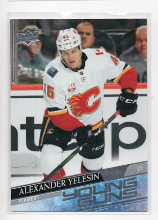 2020-21 Upper Deck #488 Alexander Yelesin YG RC (25-C12-FLAMES)