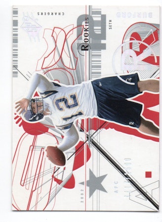 2002 SPx #142 Seth Burford RC (20-B3-NFLCHARGERS)
