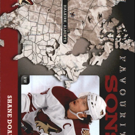 2008-09 Upper Deck Favourite Sons #FS6 Shane Doan (10-D3-COYOTES)