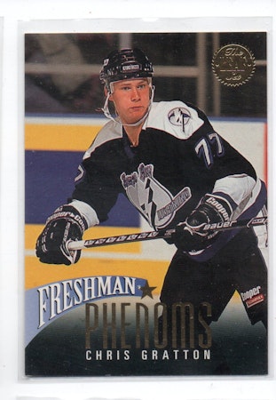 1993-94 Leaf Freshman Phenoms #3 Chris Gratton (10-D5-LIGHTNING)