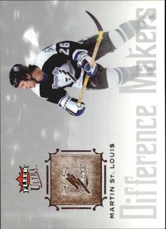 2005-06 Ultra Difference Makers #DM10 Martin St. Louis (10-D5-LIGHTNING)
