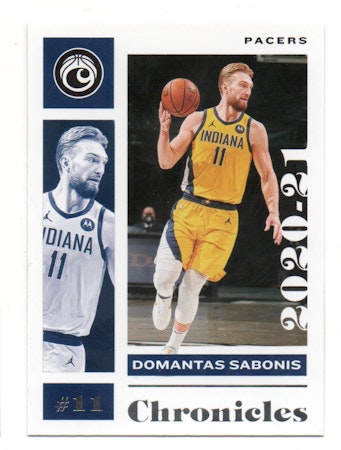 2020-21 Panini Chronicles #22 Domantas Sabonis (5-C15-NBAPACERS)