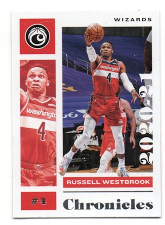 2020-21 Panini Chronicles #38 Russell Westbrook (5-C15-NBAWIZARDS)
