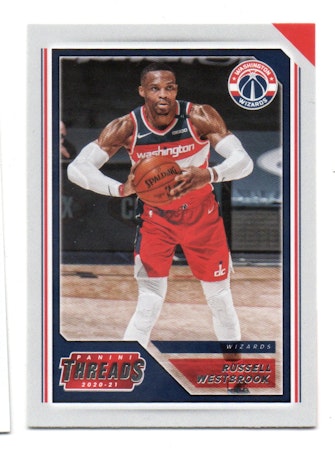 2020-21 Panini Chronicles #94 Russell Westbrook Threads (10-C15-NBAWIZARDS)