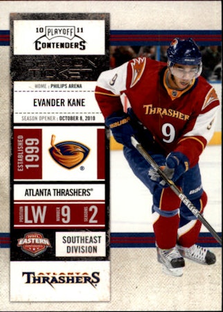 2010-11 Playoff Contenders #81 Evander Kane (5-Q1-THRASHERS)