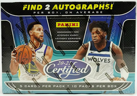 2020-21 Panini Certified Basketball (Hobby Box)