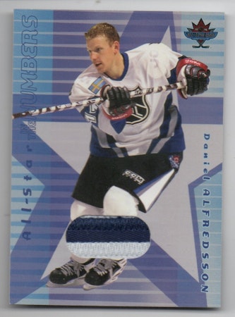 2001-02 BAP Memorabilia All-Star Numbers #ASN49 Daniel Alfredsson (300-Q12-SENATORS)