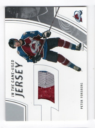 2002-03 ITG Used Jerseys #GUJ3 Peter Forsberg (300-Q12-AVALANCHE)