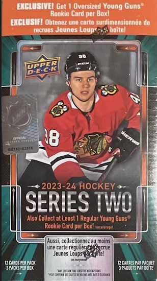2023-24 Upper Deck Series 2 (3-Pack Blaster Box w. Oversized Young Guns)