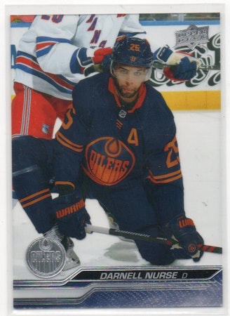 2023-24 Upper Deck Clear Cut Parallel #320 Darnell Nurse (25-Q14-OILERS)