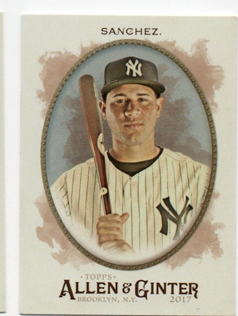 2017 Topps Allen and Ginter Hot Box Foil #15 Gary Sanchez (15-R2-MLBYANKEES)