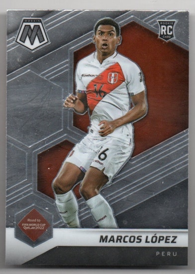 2021-22 Panini Mosaic Road to the FIFA World Cup Qatar #46 Marcos Lopez (5-C7-PERU)