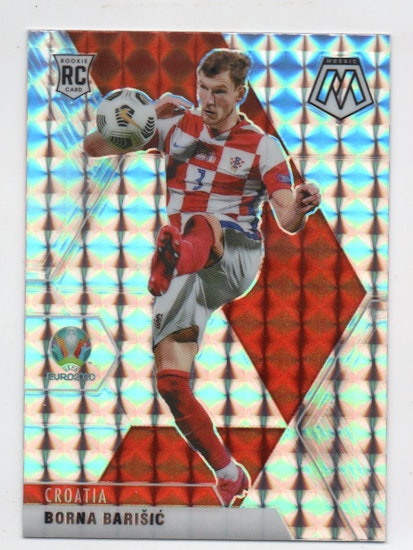 2020-21 Panini Mosaic UEFA Euro Mosaic #23 Borna Barisic (20-R14-CROATIA)