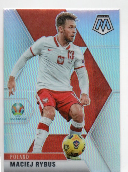 2020-21 Panini Mosaic UEFA Euro Silver #68 Maciej Rybus (10-R13-POLAND)