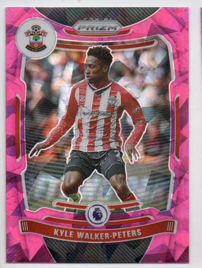 2021-22 Panini Prizm English Premier League Prizms Pink Ice #109 Kyle Walker-Peters (12-R13-SOUTHAMPTON)