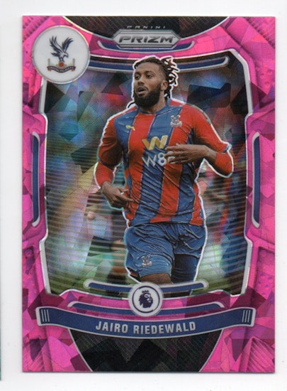 2021-22 Panini Prizm English Premier League Prizms Pink Ice #295 Jairo Riedewald (12-R13-CRYSTALPALACE)