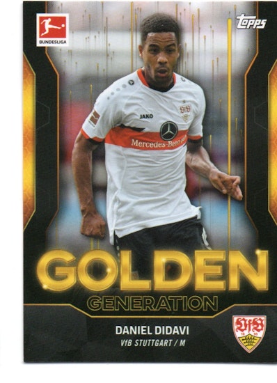2021-22 Topps Bundesliga Golden Generation #GGDD Daniel Didavi (15-R1-STUTTGART)