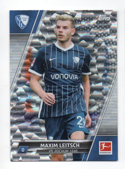 2021-22 Topps Bundesliga Sparkle Foil #48 Maxim Leitsch (15-B6-BOCHUM)