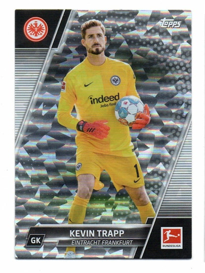 2021-22 Topps Bundesliga Sparkle Foil #61 Kevin Trapp (10-Q11-FRANKFURT)