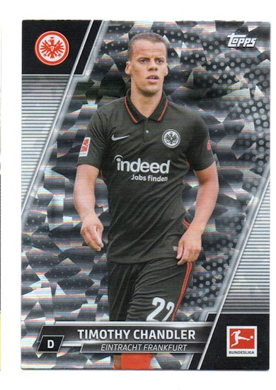 2021-22 Topps Bundesliga Sparkle Foil #67 Timothy Chandler (10-Q11-FRANKFURT)