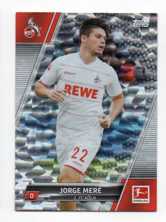 2021-22 Topps Bundesliga Sparkle Foil #103 Jorge Mere (10-Q11-KÖLN)