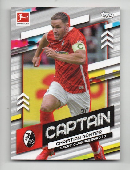 2021-22 Topps Bundesliga Team Captains #TCCG Christian Gunter (10-R2-FREIBURG)