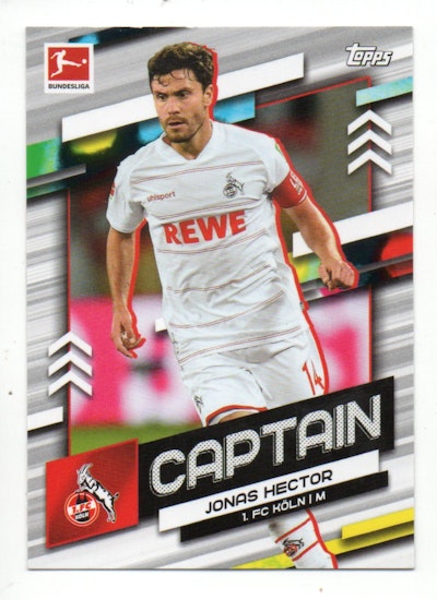 2021-22 Topps Bundesliga Team Captains #TCJH Jonas Hector (10-R1-KÖLN)