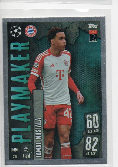 2023-24 Topps Match Attax #203 Jamal Musiala (10-Q11-BAYERNMUNCHEN)